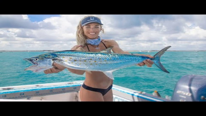 JUMBO Spanish Mackerel Fishing! How to Catch Mackerel (Catch Clean Cook)