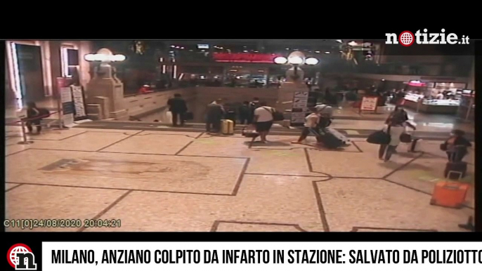 Milano, anziano colpito da infarto in stazione: salvato da poliziotto