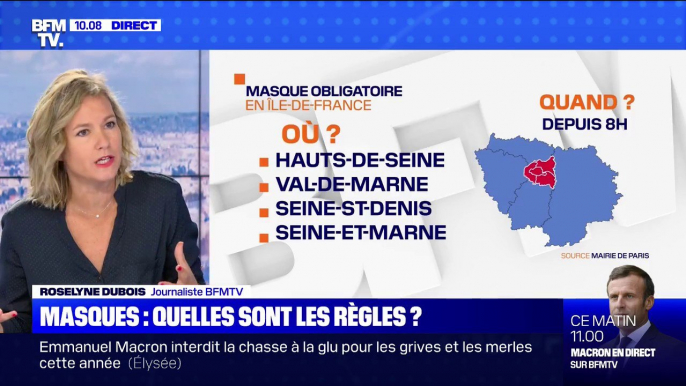 À vélo, pour manger ou fumer... Dans quelles situations le masque est-il permis d'enlever le masque à Paris ?