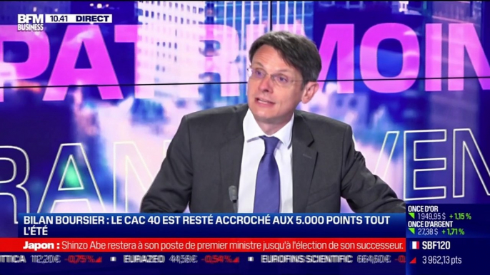 Sarah Thirion (Louis Capital Markets) et François Monnier (Investir) : Le CAC 40  est resté accroché aux 5 000 points tout l'été - 28/08