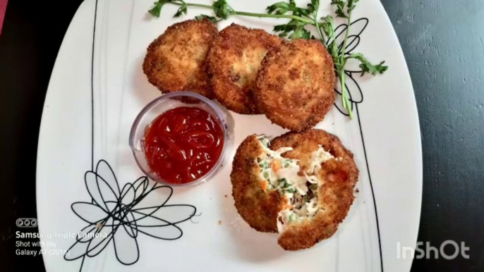 Chicken Cheese Cutlets |||| Cheese Cutlets  |||