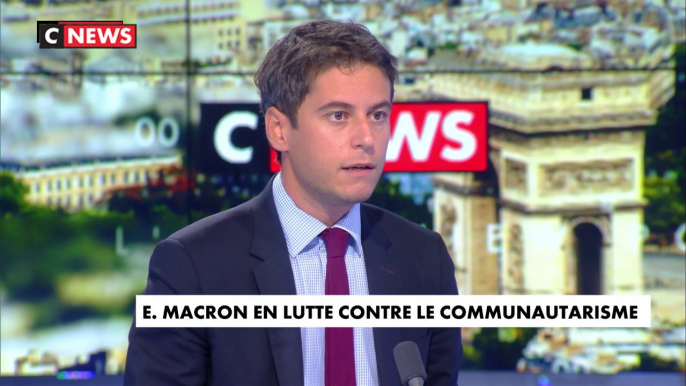 Gabriel Attal, porte-parole du gouvernement : « La majorité ne s’en prend à personne pour ses croyances, on s’en prend à ceux qui veulent se séparer de la République », dans #LaMatinale