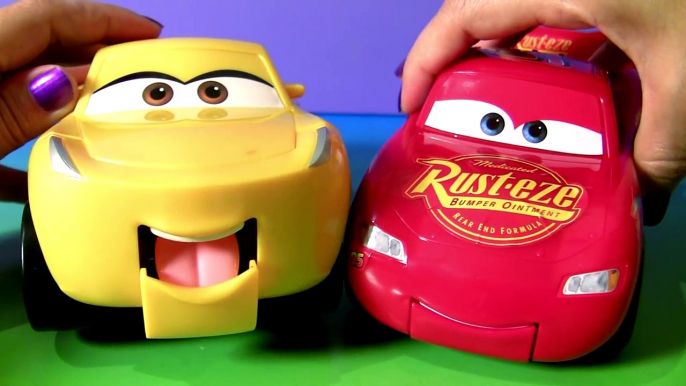 Disney Pixar Cars 3 Funny Talkers Cruz Ramirez & Lightning McQueen Car Toys for Kids by FUNTOYS