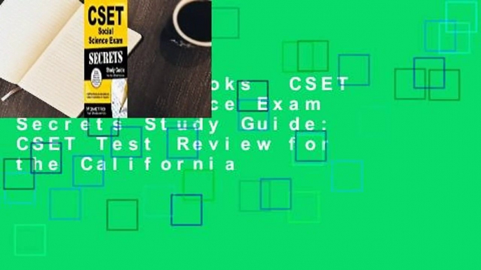 About For Books  CSET Social Science Exam Secrets Study Guide: CSET Test Review for the California