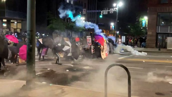 Unrest in US | Police disperse crowd of Daniel Prude protesters in Rochester