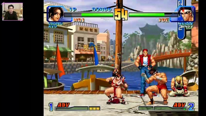 (DC) King of Fighters '98 - Playing around - Chang, Kyo '95, RBT Mai Shiranui, RBT Billy Kane - Level 4