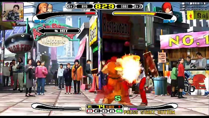 (DC) CAPCOM Vs SNK - Millennium Fight 2000 - playing for fun 6th round