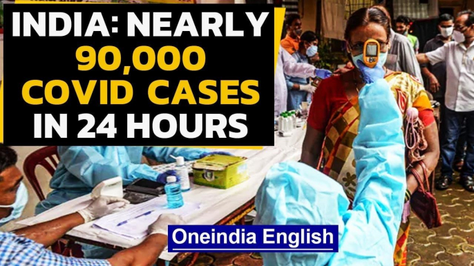 India reports daily jump of 89,706 cases and 1,115 virus related deaths in last 24 hours |Oneindia