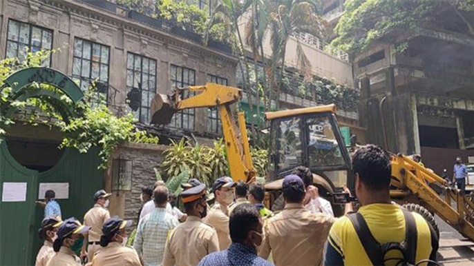 Kangana Ranaut's Office Demolished By BMC