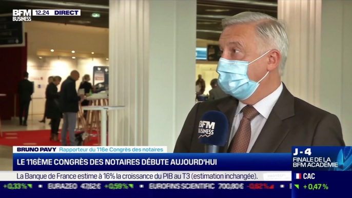 Bruno Pavy (Congrès des notaires) : Le 116ème Congrès des notaires débute ce jeudi - 08/10