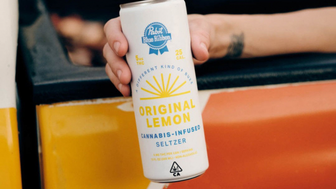 PBR Meets THC: Pabst Blue Ribbon Cannabis-Infused Seltzer Launches in California