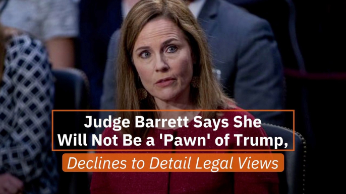 Judge Barrett Talks Trump