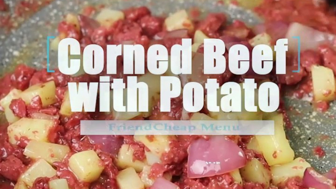 Corned Beef With Potato ( Ginisang Corned Beef )