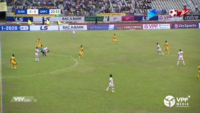 Highlights | SLNA - Quảng Nam FC | Trút mưa bàn thắng vào lưới đối thủ | VPF Media