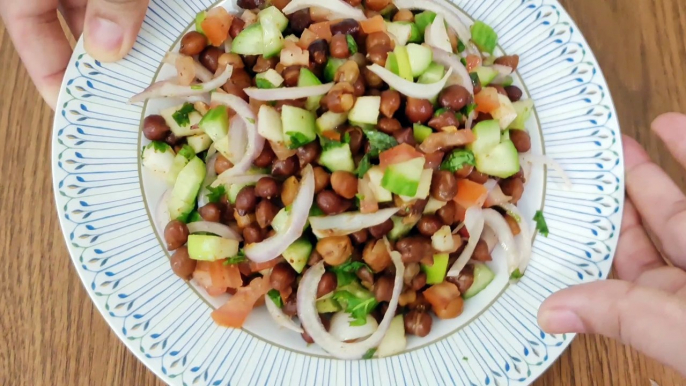 Black chana chaat for weight loss | Boiled chana chaat recipe