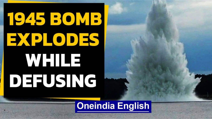 Bomb explodes while defusing in Poland | WWII era bomb detonates | Oneindia News