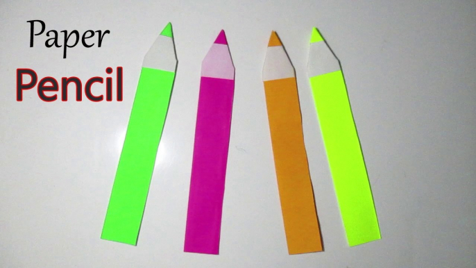 DIY Paper Pencil | Origami Pencil | How to Make Paper Pencil | Fun Easy Paper Crafts