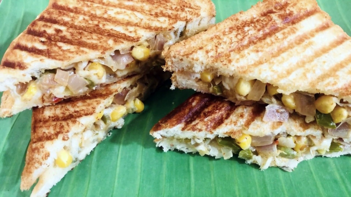 Corn sandwich | Tasty and crispy corn sandwich