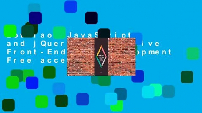 Downlaod JavaScript and jQuery: Interactive Front-End Web Development Free acces