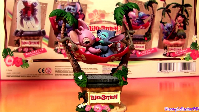 ♥ Disney Lilo & Stitch Figures Experiment 626 With Angel ❤ 4 Figurines PVC Box Set