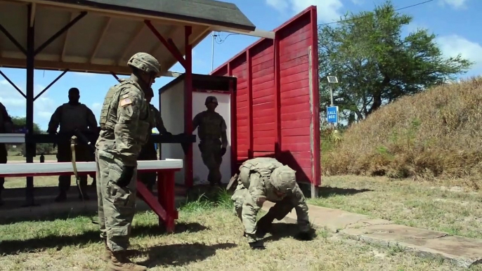 U.S Army • Combat Engineers • Stress Shoot • Carbines and M9 Pistols • Hawaii