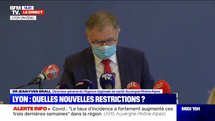Covid en Auvergne-Rhône-Alpes: le directeur de l'ARS Auvergne-Rhône-Alpes note une "tension du système de soin"