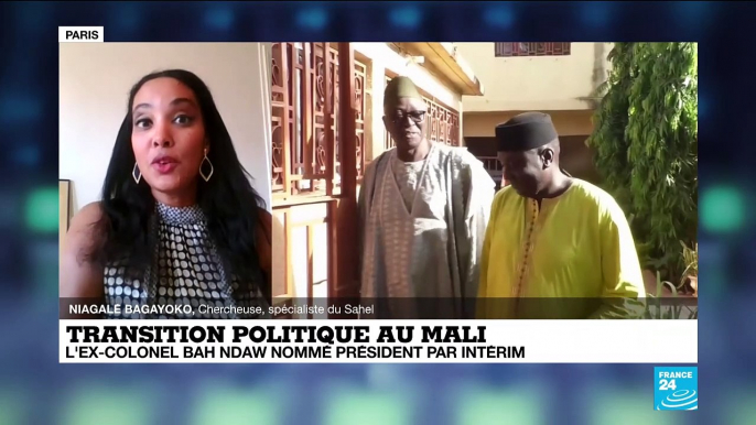 Transition politique au Mali: l"ex-colonel Bah Ndaw nommé président par interim