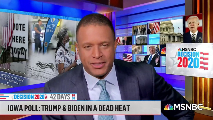 New Polls In Key States Show Trump And Biden In A Dead Heat - Craig Melvin - MSNBC