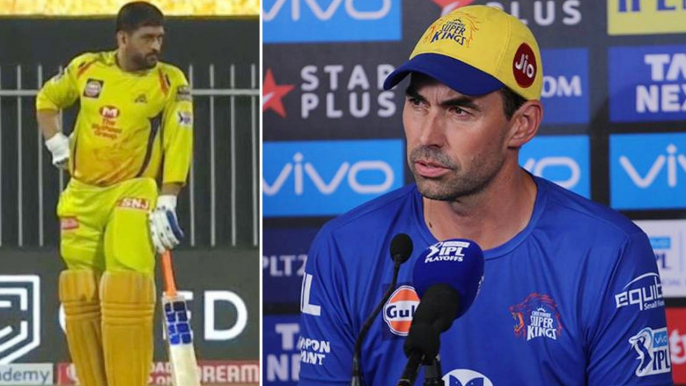 IPL 2020 : Chennai Super Kings Coach Stephen Fleming Supports MS Dhoni | Oneindia Telugu