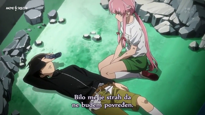 Mirai Nikki Na Srpskom Epizoda 2 Sezona 1 *IDITE U GORNJI DESNI UGAO DA POPRAVITE KVALITET VIDEA UKOLIKO JE LOS*