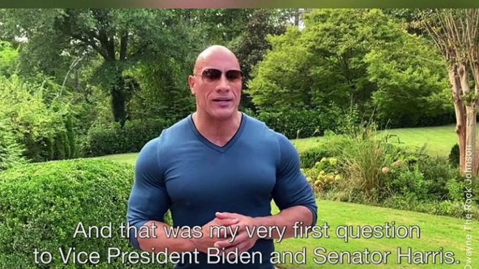 The Rock Endorses Joe Biden and Kamala Harris