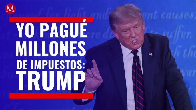 Yo pagué millones de impuestos, los mostraré cuando estén listos: Trump