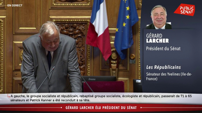 Gérard Larcher dénonce "la crise de l'impuissance de l'Etat"