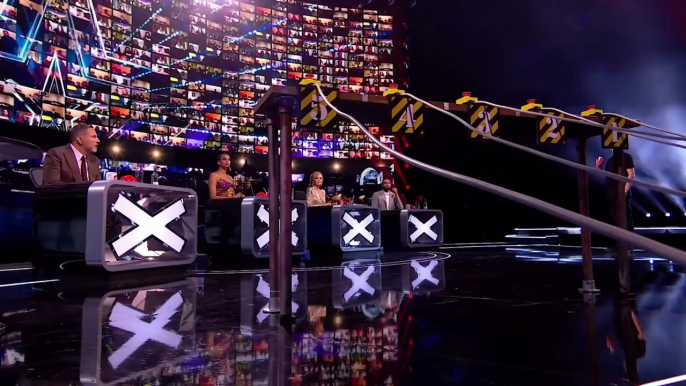 Ashley Banjo Nearly CRUSHES Stuntman on Britain's Got Talent - Magicians Got Talent