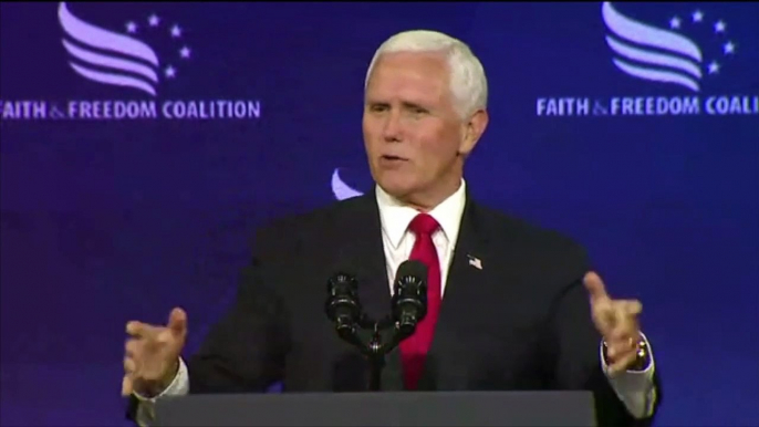 VP Mike Pence reacts to Trump's debate performance