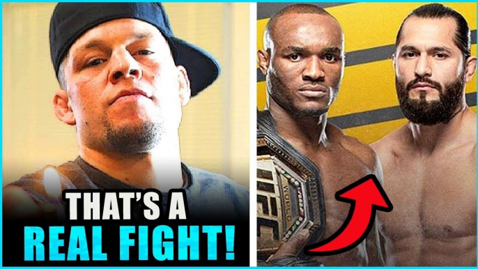 Nate Diaz reacts to Jorge Masvidal fighting Kamaru Usman at UFC 251, Gilbert Burns fires back at Nat