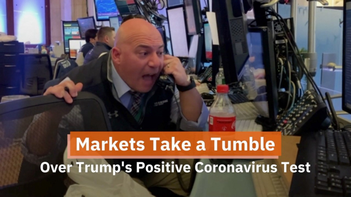 The Stock Market Reacts Negatively To Trump's Illness