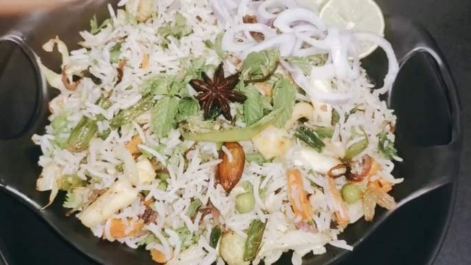 Navratan Pulao Recipe - How To Make Navratan Pulav |Navratan Pulao | नवरतन पुलाव | SMART LADY