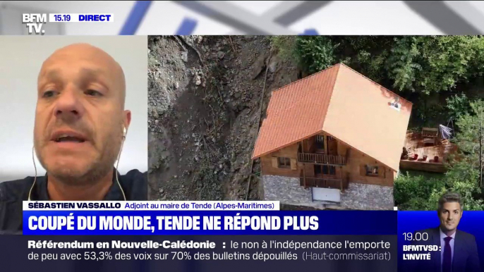 Intempéries dans les Alpes Maritimes: l'inquiétude de l'adjoint au maire de Tende, commune coupée du monde