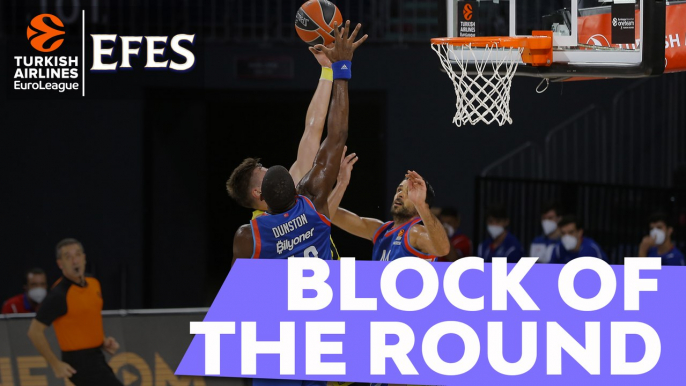 Efes Block of the Round: Bryant Dunston, Anadolu Efes Istanbul