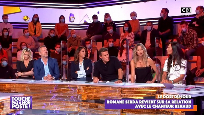 Romane Serda de passage dans TPMP. Elle évoque sa relation avec Renaud et son alcoolisme.