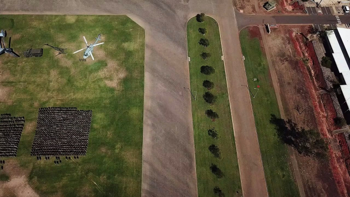 Flyover • U.S. Marines and Sailors • Marine Rotational Force - (MRF-D) • Darwin, Australia (1)