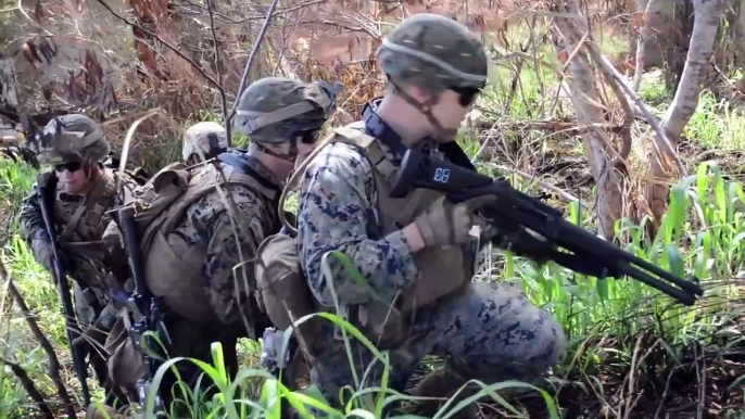 U.S Marines • Combat Engineers • Door Breaching Training