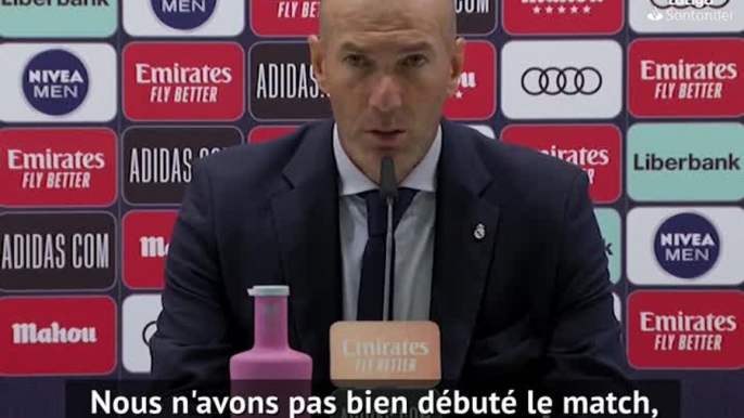 6e j. - Zidane : "Nous n'avons aucune excuse"