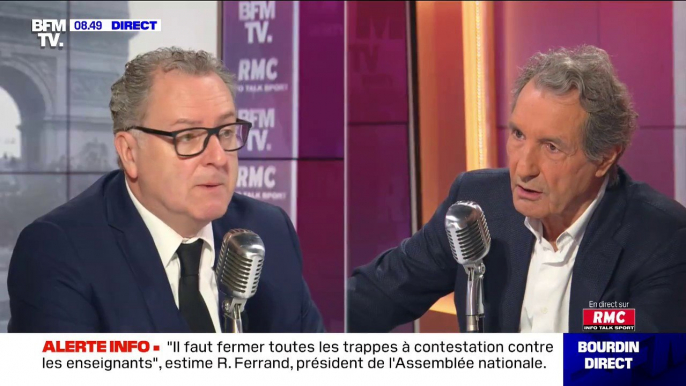 Les rayons halals ou cacher dans les supermarchés "ne choquent pas" Richard Ferrand