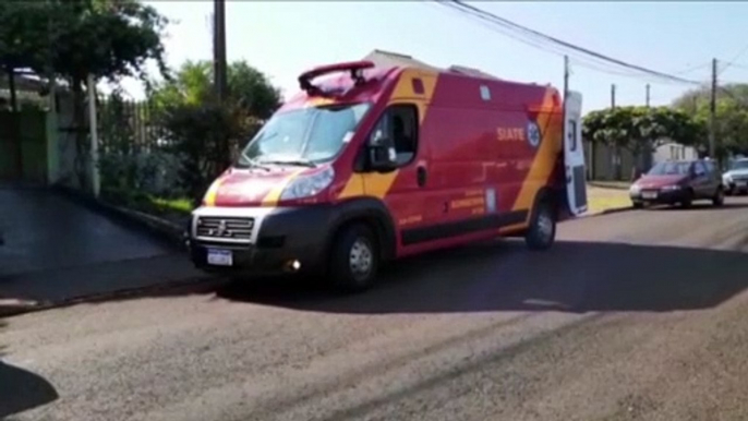 Idosa sofre queda de cadeira e é socorrida pelo Corpo de Bombeiros