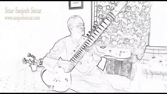 Raga Bhimpalasi. Alap, Jor, Jhala. Sitar - Dr. Sanjeeb Sircar