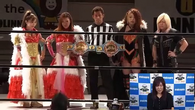 Hiroyo Matsumoto & Yoshiko (c) vs. Best Friends (Arisa Nakajima & Tsukasa Fujimoto)