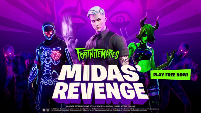 Fortnite - Fortnitemares 2020 Midas' Revenge Gameplay Trailer PS4