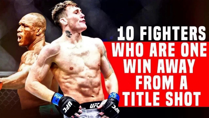 10 UFC Fighters Who Are 1 Win Away from a Title Shot